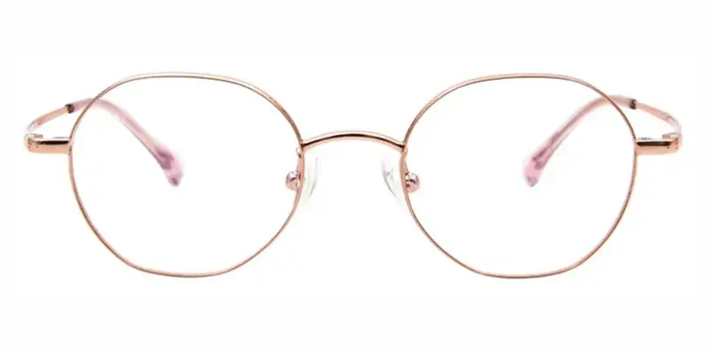 Bear Cub Titanium Alloy Round optical frame,Super light, Zero pressure  - Gold