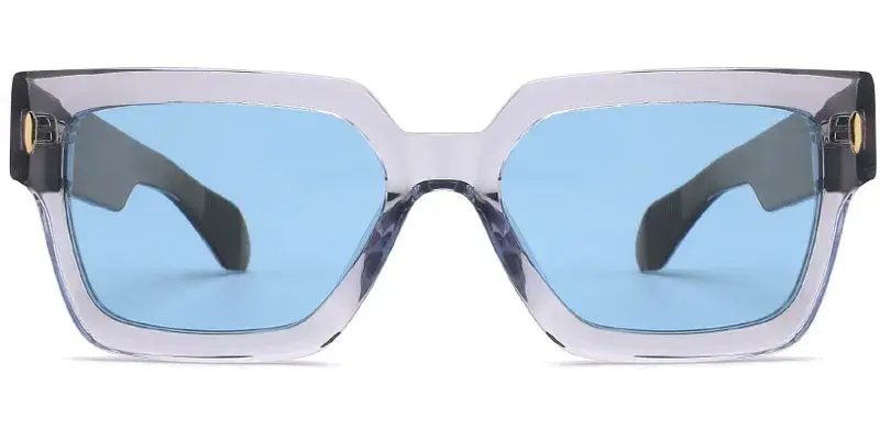 Belfast OEM Unisex Acetate Polarized Sunglasses, 54mm - Crystal/Black