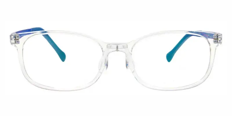 Panda Buddy Asian Kids TR90 Optical Frame - Crystal Blue