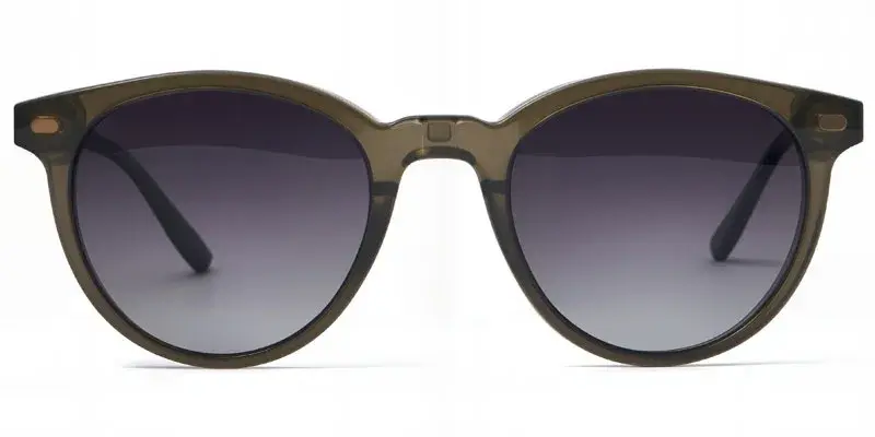 Chelsea 52mm Pantos Magnetic Clip On Sunglasses - Grey Tortoise
