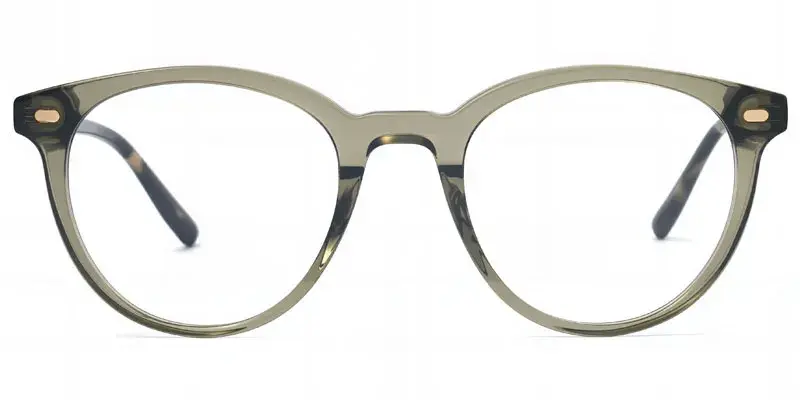 Chelsea 52mm Pantos Magnetic Clip On Sunglasses - Light Green