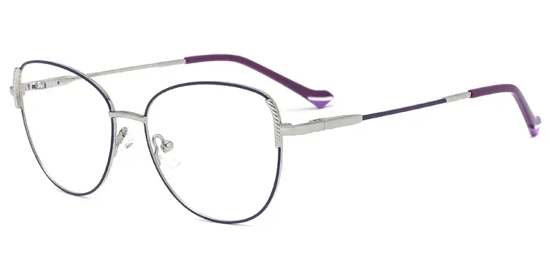 Cyclamen Women Oval Metal Optical frame, Laser Engraving, Adjustable Nose Pads Cyclamen Women Oval Metal Optical frame, Laser Engraving, Adjustable Nose Pads