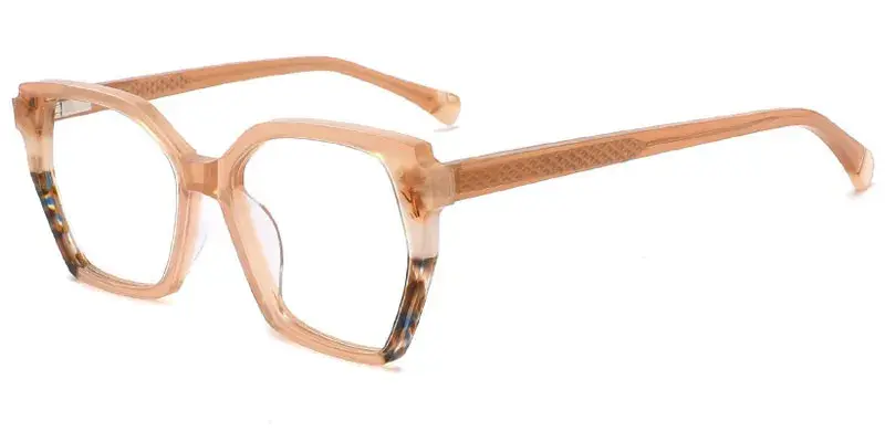 Dillon Acetate Lamination Optical Frame for Women, 53mm - Champagne