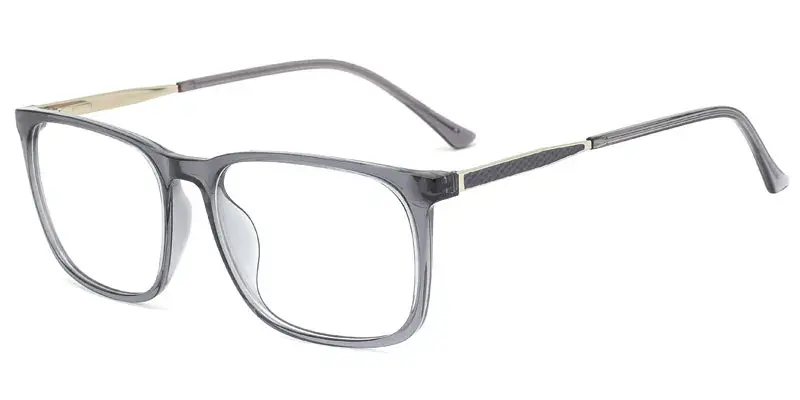 Englewood 55mm Men's TR90 Square Optical Frame - Bulk Wholesale - Grey