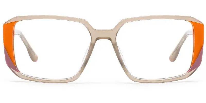 Erie Women's 53mm Luxury Acetate Optical Frame Factory Stock - Brown