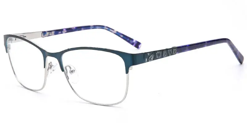 Fairfield - Factory Bulk Order Women's Stainless Steel Optical Frame - Green/Silver