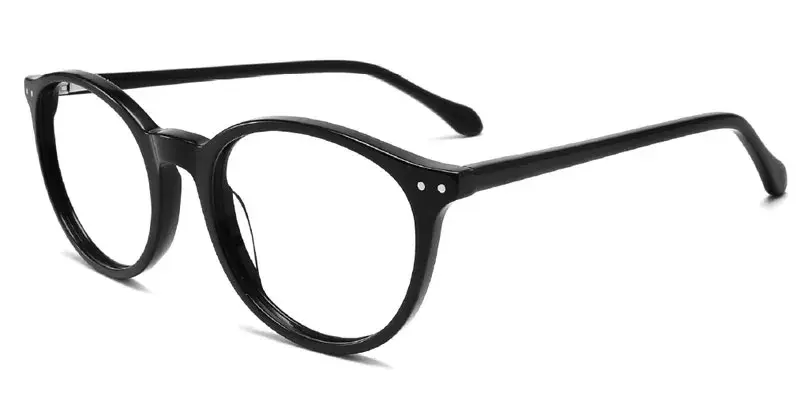 Falmouth Pantos Women's Narrow Size Acetate Optical Frame - Black
