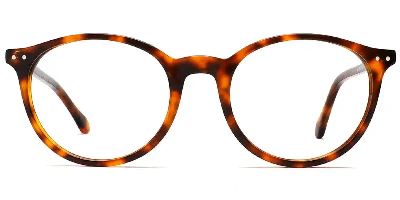 Falmouth Pantos Women's Narrow Size Acetate Optical Frame - Brown Tortoise