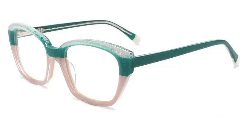 Fargo 52mm Cat Eye Acetate Eyeglasses Frame - Light Green