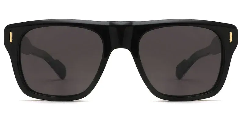 Houston Bold Acetate Sunglasses for Men, 52mm - Black