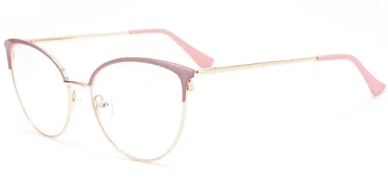 Iberia - Lady's 53mm Stainless Steel Optical Frame Bulk Wholesale - Gold