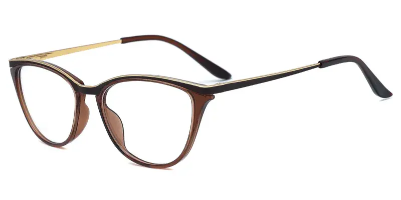  Iris TR90 Metal Cat Eye Women‘s Optical Frame, Super light, Drop Resistant