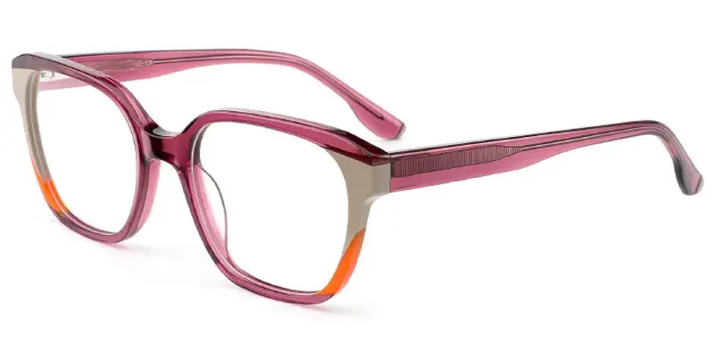 Lakeview 53mm Medium Size Luxury Women's Acetate Frame Ready Stock - Pink