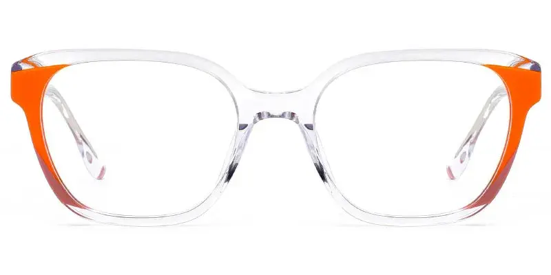 Lakeview 53mm Medium Size Luxury Women's Acetate Frame Ready Stock - Crystal Transparent