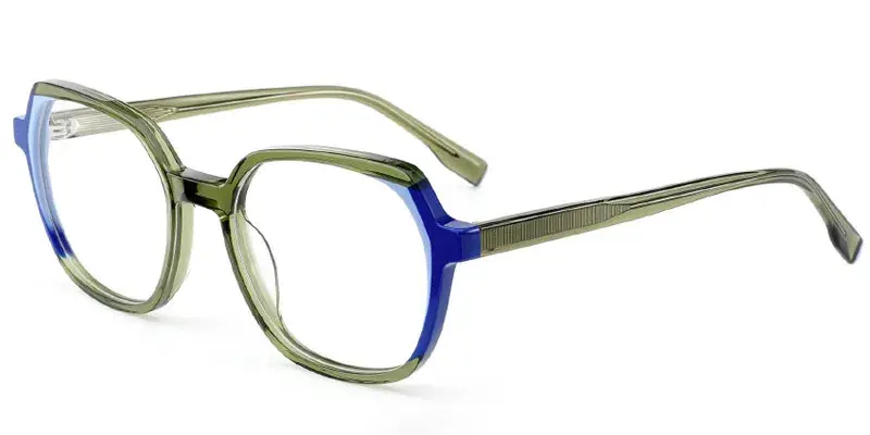 Lansing Women's 52mm Laminated Acetate Optical Frame - Factory Direct - Light Green