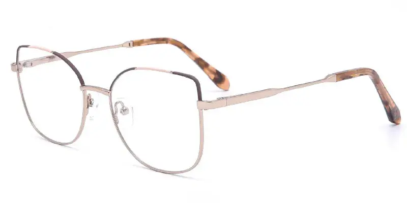 Lebanon - Wholesale Women's 54mm Fashion Metal Eyeglasses Frame - Pink