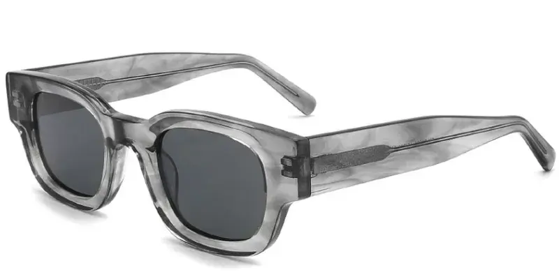 Livingston Women's Bold Polarized Acetate Sunglasses, 46mm - Grey