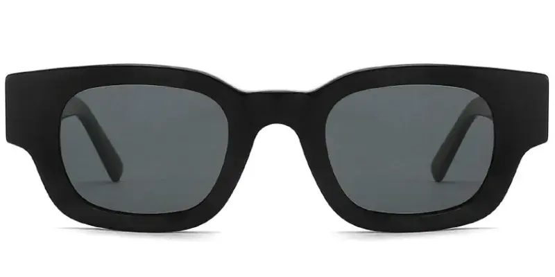 Livingston Women's Bold Polarized Acetate Sunglasses, 46mm - Black