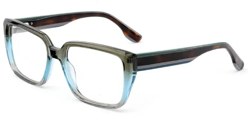 Maine Women's Luxury Laminated Acetate Optical Frame - Light Green