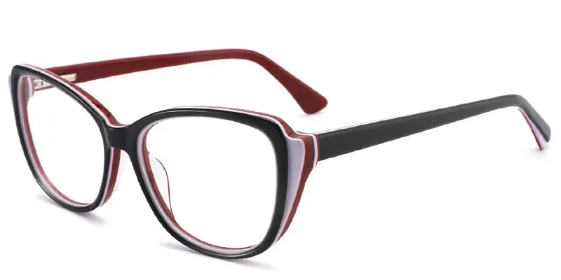 Moon Factory Supply Girls Butterfly Acetate Spectacle Frame, 47mm - Red