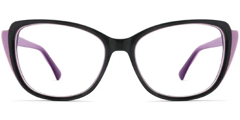 Moon Factory Supply Girls Butterfly Acetate Spectacle Frame, 47mm - Purple