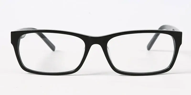 Newton Handcrafted Acetate Spectacle Frame - Black