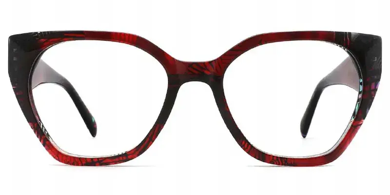 Olympia Womens Acetate Spectacle Frame, 54mm - Red