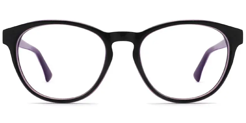 Parrot Handcrafted Kids Pantos Acetate Spectacle Frame,48mm - Purple