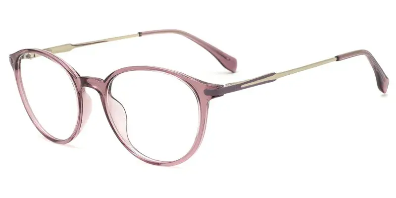 Passaic Factory Distribute and Wholesale Pantos TR90 Plastic Eyeglasses Frame for Women,51mm - Purple