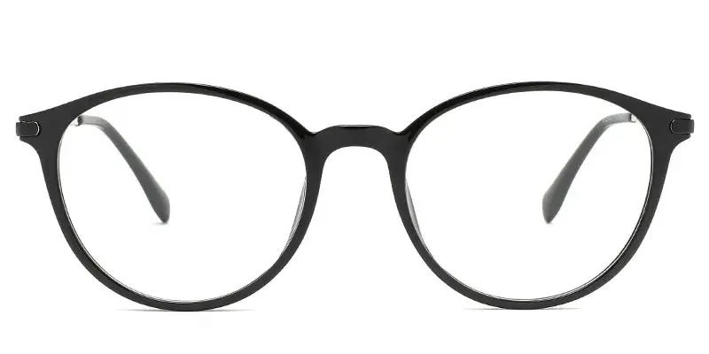 Passaic Factory Distribute and Wholesale Pantos TR90 Plastic Eyeglasses Frame for Women,51mm - Black