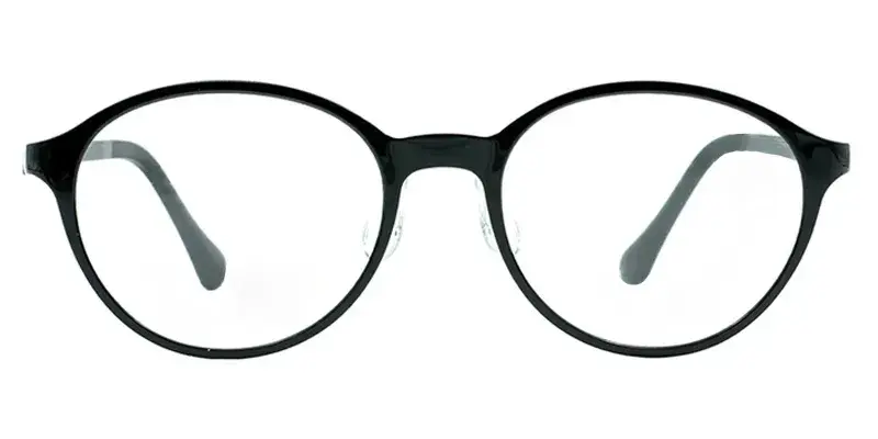 Puddle Fun G850 Round Teenager Eyeglasses, Safe Eco-Friendly, Superior Toughness - Black