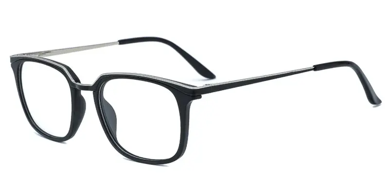 Sage TR90 Metal Hybrid Rectangle Men Eyewear, Metal browline meets TR90,Bold Meets Refined Sage TR90 Metal Hybrid Rectangle Men Eyewear, Metal browline meets TR90,Bold Meets Refined