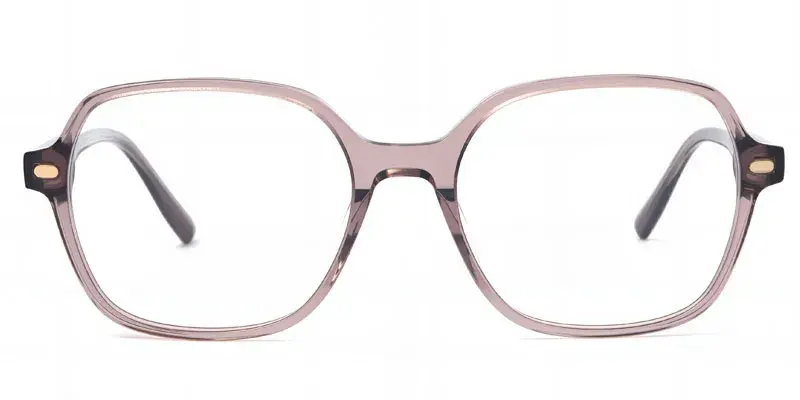 Shelby Womens Acetate Clip On Sunglasses - Brown