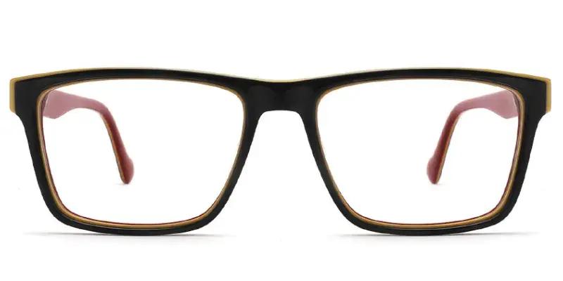 Shim Sight Dragon Boy's Square Acetate Eyeglasses Frame, 49mm - Yellow