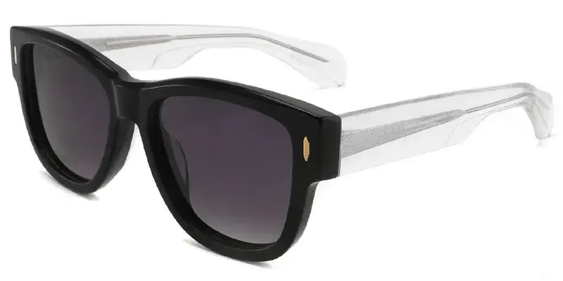 Walla Womens Acetate Sunglasses, 54mm - Black/Crystal