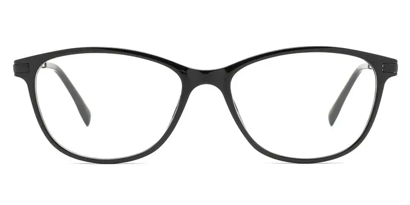 Westminster Factory Supply Super Light Women's Plastic TR90 Optical Frame, 53mm - Black