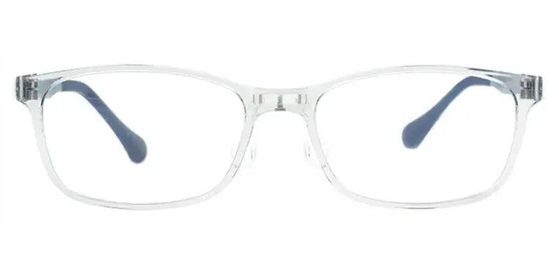 Whale G850 Youth Rectangle Eyeglasses, Rounded Edge, Injury Prevention - Light Grey