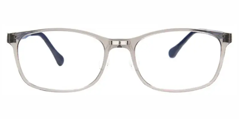 Piggy Oink G850 Young Adult Rectangle Optical Frame, Super Light, Zero Pressure Design - Blue