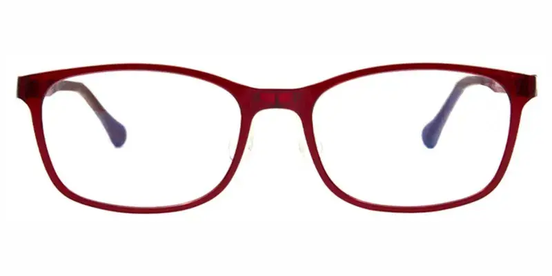 Piggy Oink G850 Young Adult Rectangle Optical Frame, Super Light, Zero Pressure Design - Brown