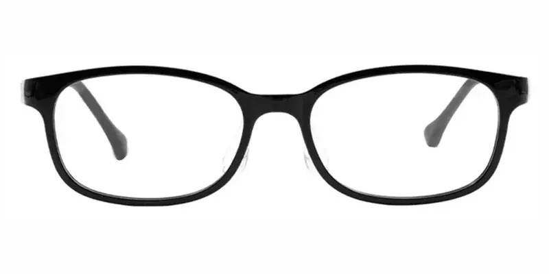 Puffin TR90 Rectangle Kid's Sports Optical Frame,Silicone nose pads,Bend-resistant - Black