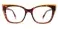 Yellow and Tortoise Eyeglasses Frame