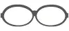 Oval shape eyeglasses